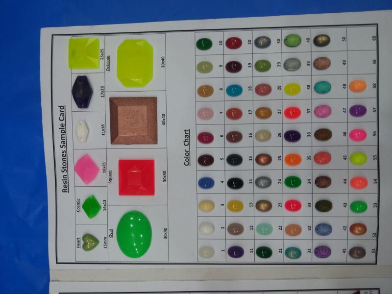 Resin Colour Chart